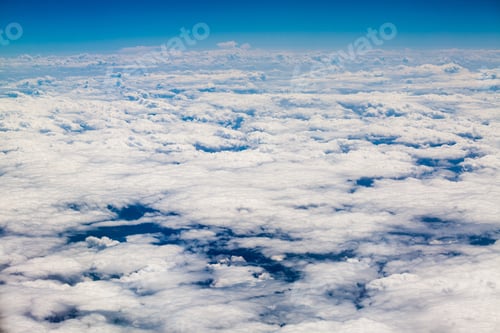 Preview: Beautiful, Dramatic Clouds And Sky Viewed From The Plane. High Resolution And Quality