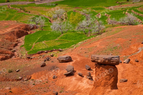 Preview: Landscape In Aguelmous, Khénifra Province, Béni Mellal-Khénifra, High Atlas Or The Grand Atlas