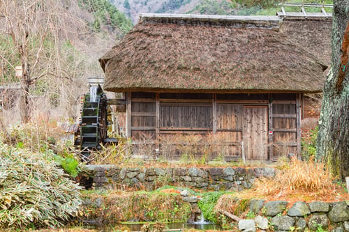 Preview: Saiko Iyashi No Sato Nenba Folk Village At Saiko Lake. Old Historical Village Near Mount Fuji, Five