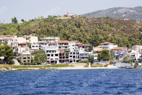 Preview: Greek Landscape With Sea And Resorts
