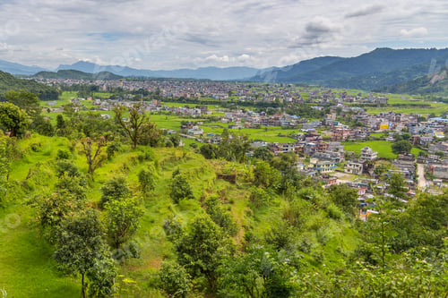 Preview: View Of The Pokhara Town, Nepal. Pokhara Is The Starting Point For Most Of The Treks In The
