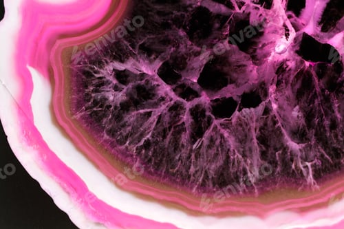 Preview: Agate And Quartz Slice - Beautiful Texture