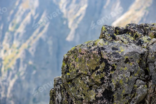 Preview: Rpcky Mountain Top Details In Slovakian Tatra, Clouds Over The Tops In Summer