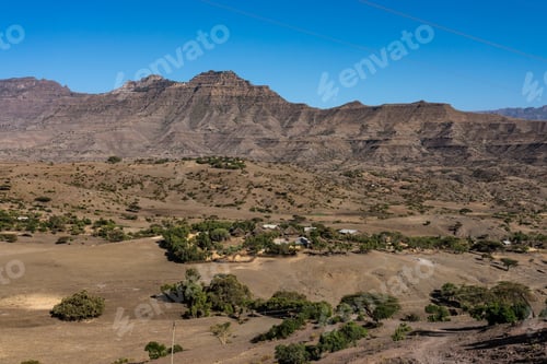 Preview: Mountains, Fields And Hills In The Highlands Of Lalibela, Ethiopia