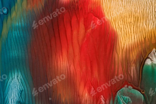 Preview: Hand Drawn Gouache Painting. Abstract Art Background. Color Texture.