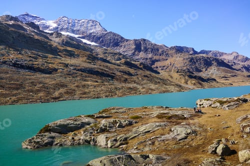 Preview: Landscape From The Window Of Bernina Express.