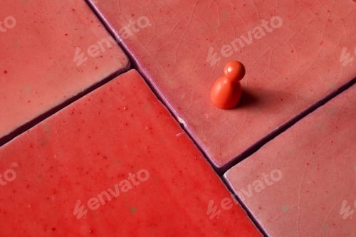 Preview: Red Tiles With Lone Pawn