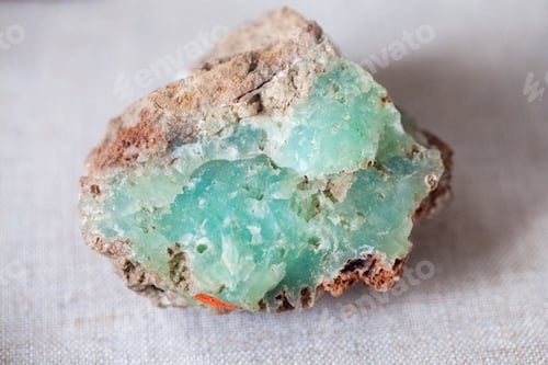 Preview: Beautiful Cristals, Minerals And Stones - Colors And Textures. Image Has Grain Texture Visible On