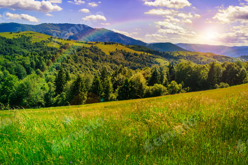 Preview: Rays Of The Rising Sun On Top Of A High Mountain