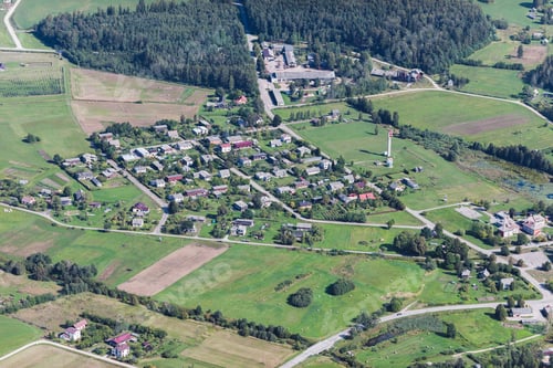 Preview: Aerial View Over The Small Village