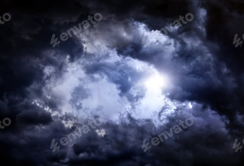 Preview: Light In The Dark And Dramatic Storm Clouds