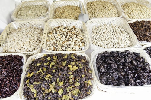 Preview: Nuts In A Market, Detail Of An Old Market Town