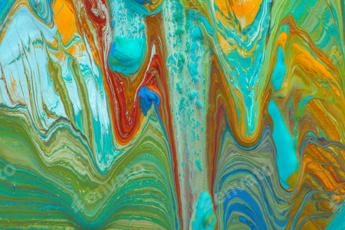Preview: Abstract Art Background. Hand-Painted
