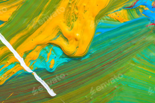 Preview: Abstract Art. Hand-Painted Background. Self Made.