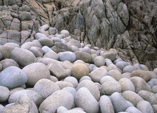 Preview: Smooth Eroded Granite Rocks And Stones