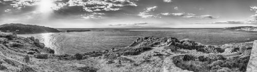 Preview: Panoramic View Over The Sea Among The Beautiful Granite Rocks Of Santa Teresa Gallura, Northern
