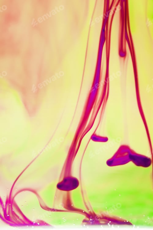 Preview: Abstract, Colorful, Ink Shapes