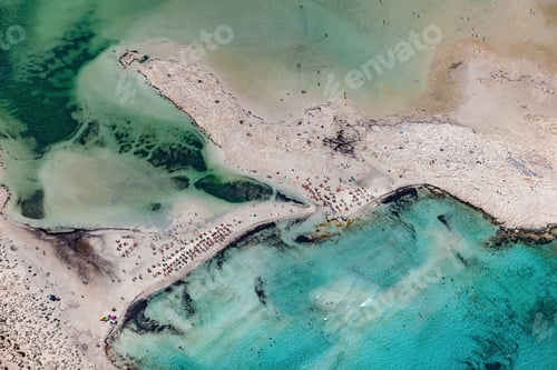 Preview: Aerial View Over The Balos Lagoon And Beach (Crete, Greece)