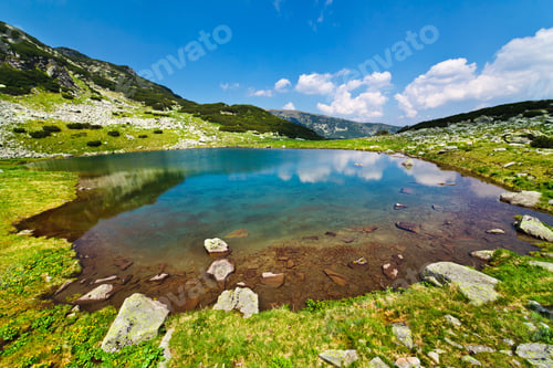 Preview: Landscape From Glacial Lake Vidal In Parang Mountains In Romania