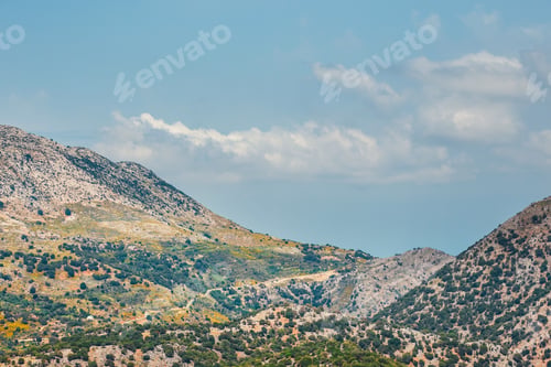 Preview: Beautiful Mountain Landscape Of Crete Island, Greece