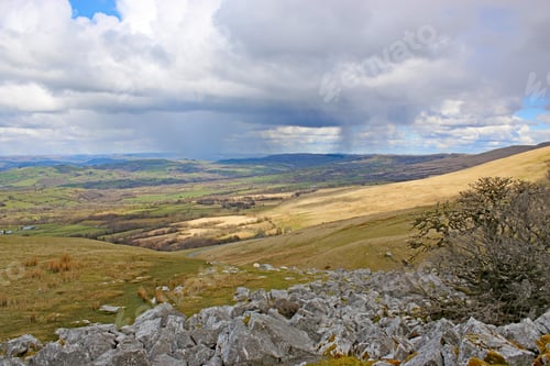 Preview: Rain Clouds Above The Black Mountains In Wales