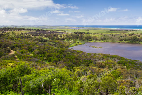 Preview: Pond At The Bottom Of A Small Crater At Tower Hill State Game Reserve In Victoria, Australia