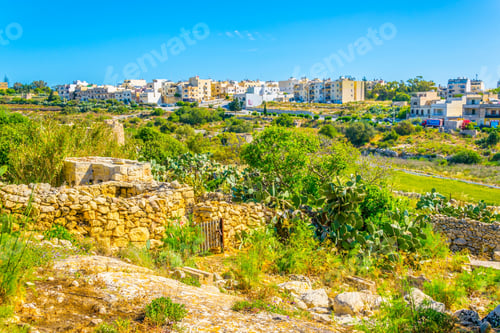 Preview: View Of Ruins Of Ta Borg In-Nadur Near Birzebbuga, Malta