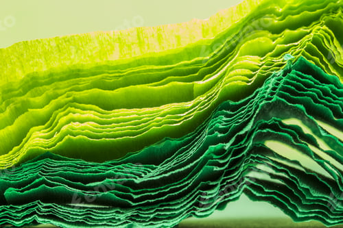 Preview: Colorful Abstract Composition With Crepe, Lights And Shadows
