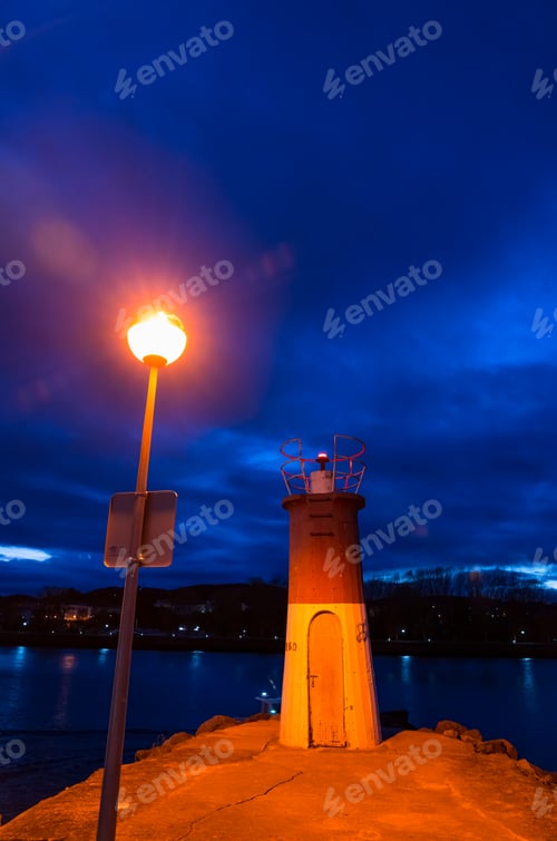 Preview: Fishing Port At Dusk Of Colindres Village Within Marismas De Santoña, Victoria Y Joyel Wetlands