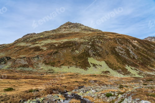 Preview: Beautiful View From Fluela Pass Near Davos, Grisons, Switzerland, Europe