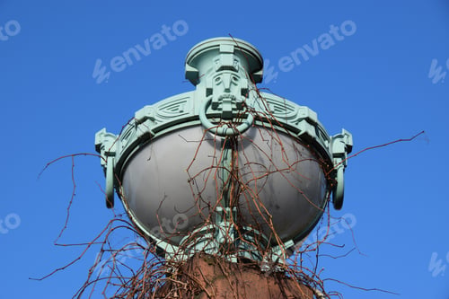 Preview: Park Lamp In The Art Nouveau Style.