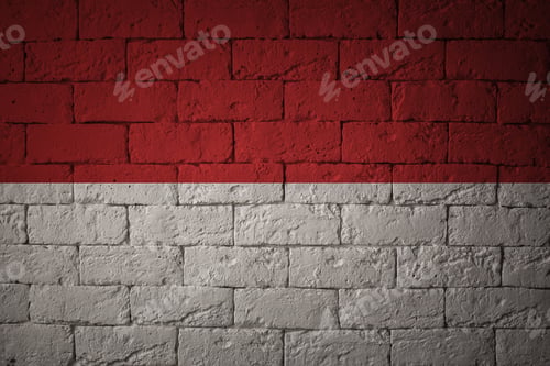 Preview: Red and White Brick Wall Texture Background