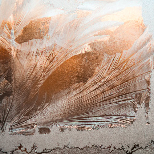 Preview: Ice Flowers On Glass - Texture And Background