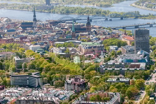 Preview: Aerial View Over The Riga City