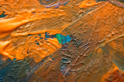 Preview: Abstract Art. Hand-Painted Background. Self Made.