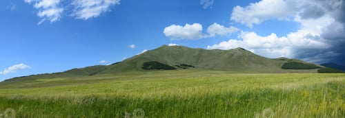Preview: Panoramic Landscape With Dramatic Clouds