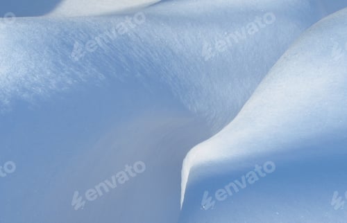 Preview: Natural Winter With Snow Shiny Drifts