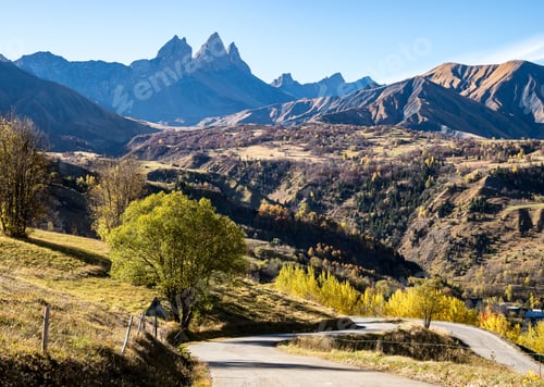 Preview: French Countryside. Saint Jean De Maurienne: View Of The Heights Of The Vercors, The Marly Hills