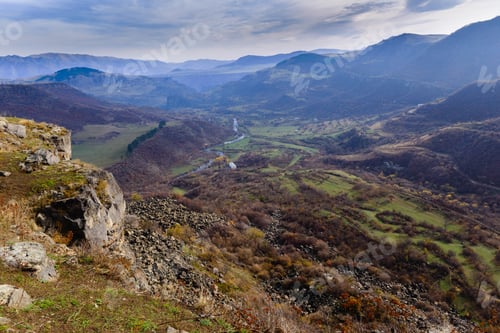 Preview: Above View Of Dzoraget River'S Gorge, Armenia