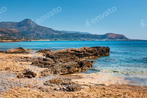 Preview: Beautiful Falassarna Beach On Crete Island, Greece
