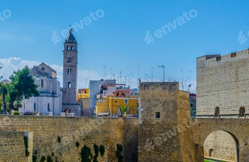 Preview: View Of The Castello Svevo In Barletta, Italy.