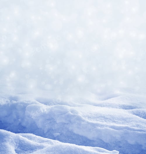 Preview: Snowy Field with Light Bokeh and Soft Light