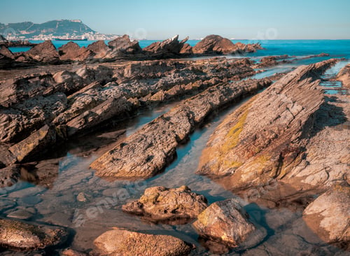 Preview: Dangerous Rocks At The Coast Of The Strait Of Gibraltar Near Algeciras