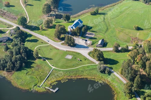 Preview: Aerial View Over The Village Korneti (Latvia)