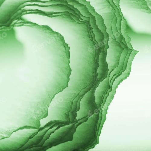 Visualização: Composição abstrata colorida com crepe, luzes e sombras