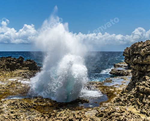Preview: Shete Boka National Park Views Around The Caribbean Island Of Curacao In The Abc Islands