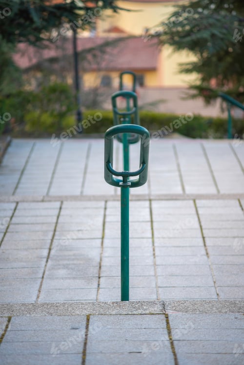 Preview: View Of A Handrail On The Street.
