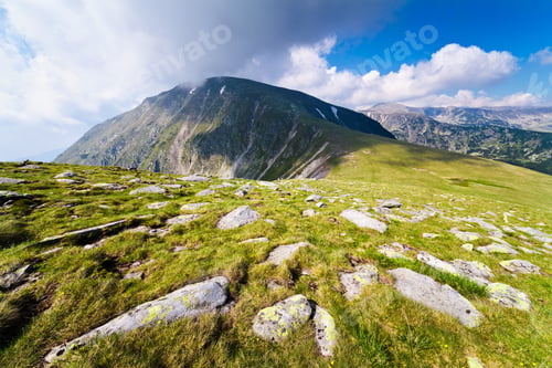 Preview: Landscape With Mohoru Peak Of Parang Mountains In Romania, In Summer