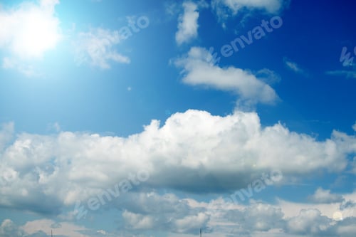 Preview: Sky With Clouds And Sun
