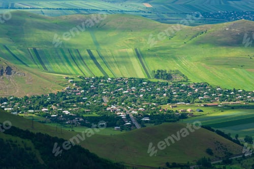 Preview: Rural Landscape With Village, Armenia